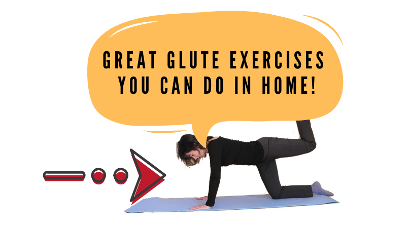 glute exercises to do in home