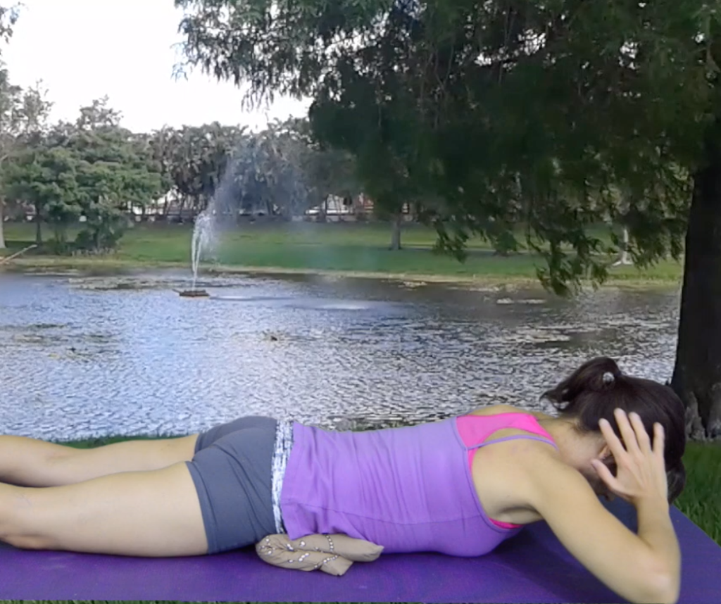back exercises in lying position