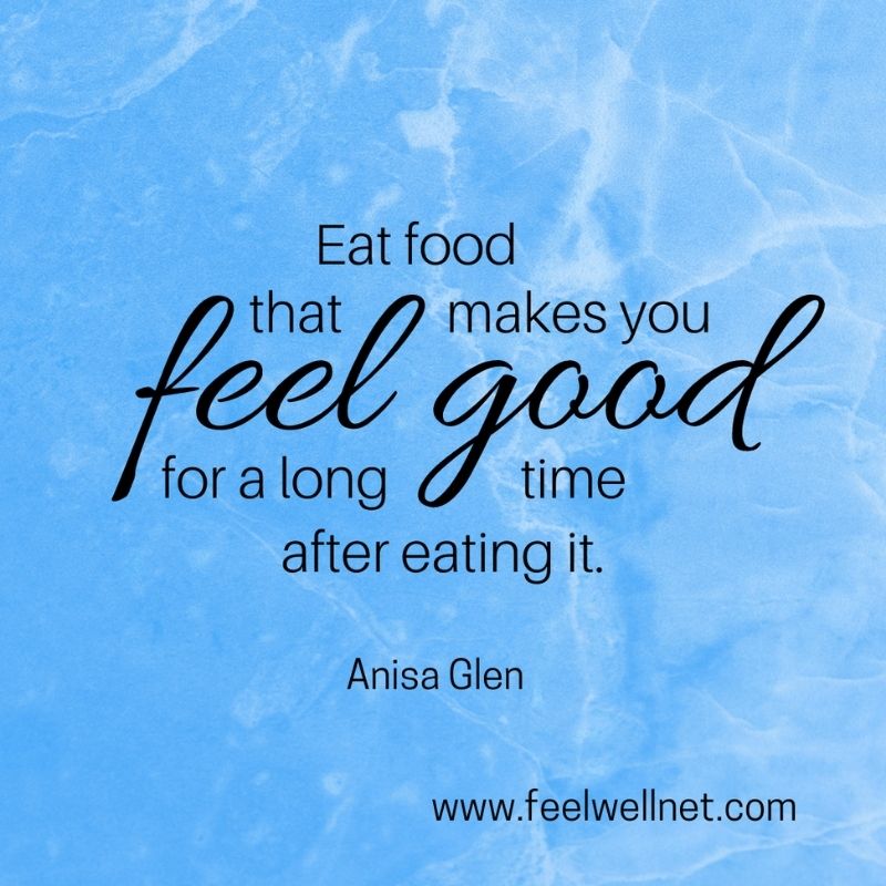 feel good healthy eating